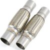 Stainless Steel Exhaust Flex Pipe ZEONHAK 2.5in-0