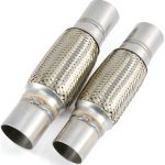 Stainless Steel Exhaust Flex Pipe ZEONHAK 2.5in-0