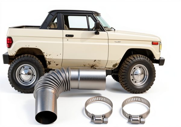 Apojgitn 2.5" Stainless Exhaust Pipe Kit for Vevor Heaters-2