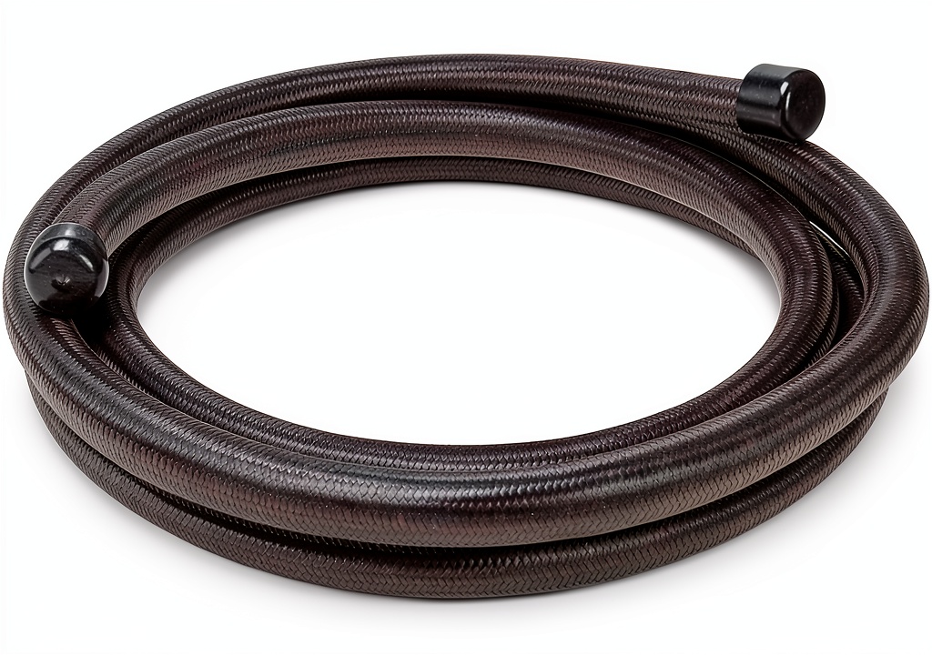 Installing Nylon Flex Hose 10ft Black Vibrant Performance on a workshop bench