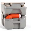 VINGLI Gray Portable Toilet for RV Camping-4