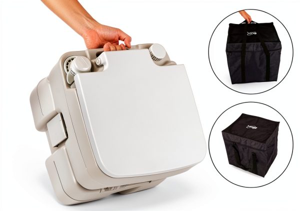 VINGLI Gray Portable Toilet for RV Camping-1
