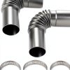 Apojgitn 2.5" Stainless Exhaust Pipe Kit for Vevor Heaters-0