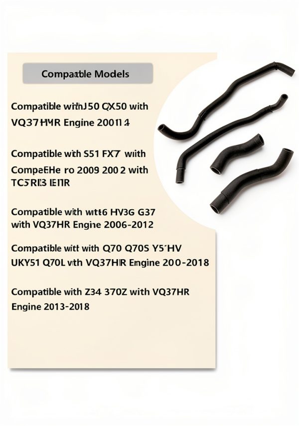 Jiayouy Valve Chamber Hose Kit for Infiniti J50 QX50-2