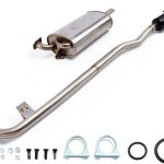 Toyota Camry Exhaust Muffler System Resonator Pipe Generic-0