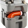 VINGLI Gray Portable Toilet for RV Camping-0