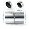 Hihaha Exhaust Pipe Adapter Reducer Stainless Steel-3
