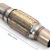 ZEONHAK Stainless Steel Exhaust Flex Pipe-1