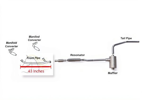 Toyota Sienna Stainless Steel Exhaust Extension-1