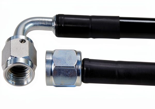 Allstar Performance Coated Braided Line 24in Steel-0