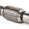 Stainless Steel Exhaust Flex Pipe ZEONHAK 2.5in-4