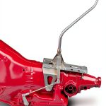 Lokar Chrome Shifter Lever Double Bend 16in Center-0