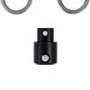 B&M Shifter Cable Bracket Alloy Steel Silver-5