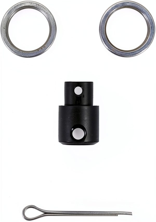 B&M Shifter Cable Bracket Alloy Steel Silver-5