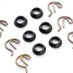 Mr. Gasket 11 Shifter Bushing & Clip Kit Plastic Round-0