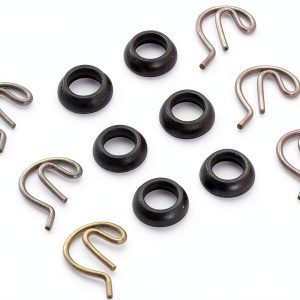 Mr. Gasket 11 Shifter Bushing & Clip Kit Plastic Round-0