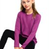 Girls Long Sleeve Shirt 5 Pack Soft Stretch Activewear Multiple Colors-2