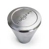 Lokar FM Shifter GM 4L80 Chrome 16in Single Bend Lever Racing Knob-1