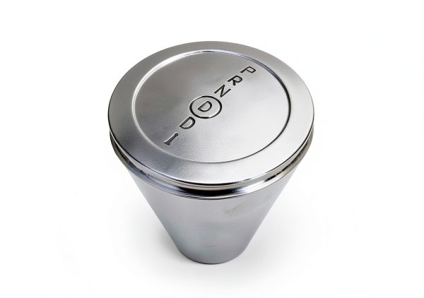 Lokar FM Shifter GM 4L80 Chrome 16in Single Bend Lever Racing Knob-1