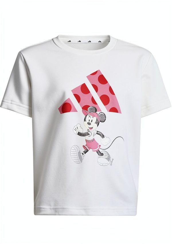adidas Girls Minnie Mouse Tee and Skort Set Pink Fusion Multicolor-5