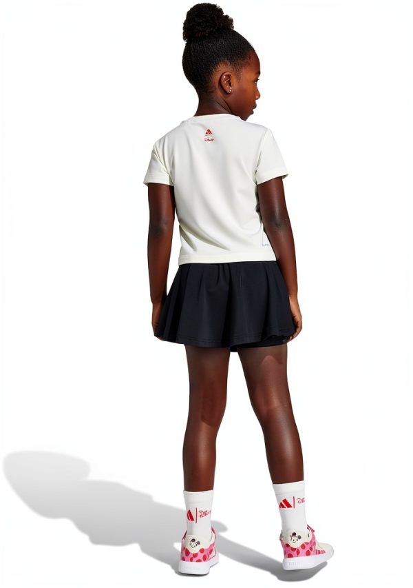 adidas Girls Minnie Mouse Tee and Skort Set Pink Fusion Multicolor-3