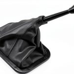 Lokar X70-BFMB Black Naugahyde Lower Shift Lever Vehicle Specific Fit-0