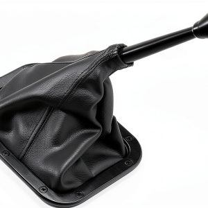 Lokar X70-BFMB Black Naugahyde Lower Shift Lever Vehicle Specific Fit-0