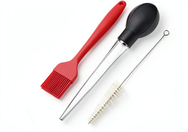 NTVKID Turkey Baster Silicone Detachable Bulb with Measuring Marks-4