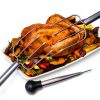 Stainless Steel Turkey Baster MeiAoJia Rubber Bulb with Brush-6