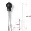 Stainless Steel Turkey Baster MeiAoJia Rubber Bulb with Brush-1