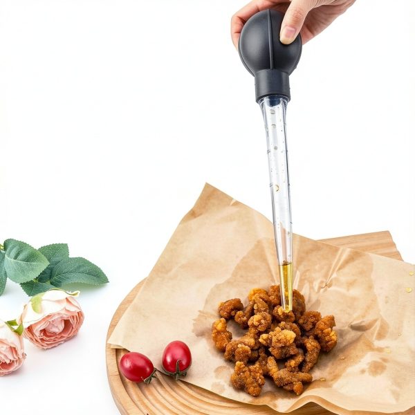 Turkey Baster Syringe - 1 Pack, 11.8in Baster Tool for Cooking-2