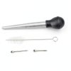 Turkey Baster with Silicone Suction Bulb, Stainless Steel Grade, Black-1