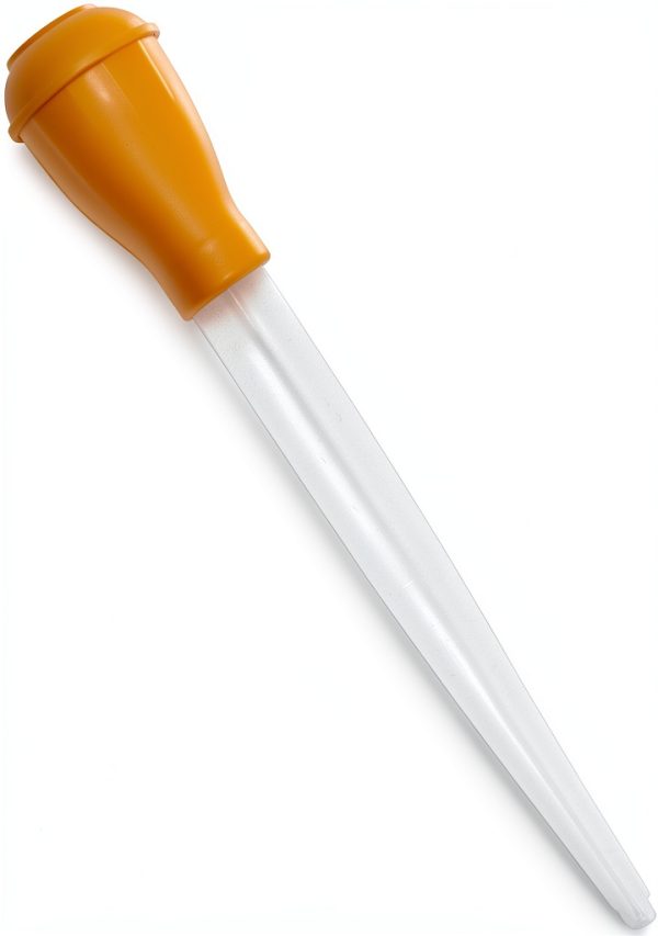 MYSXN Turkey Baster Plastic 30ML 1OZ Orange Kitchen Utensil-0