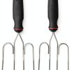 Norpro Turkey & Poultry Lifters Set of 2 Steel Santoprene Handles-1
