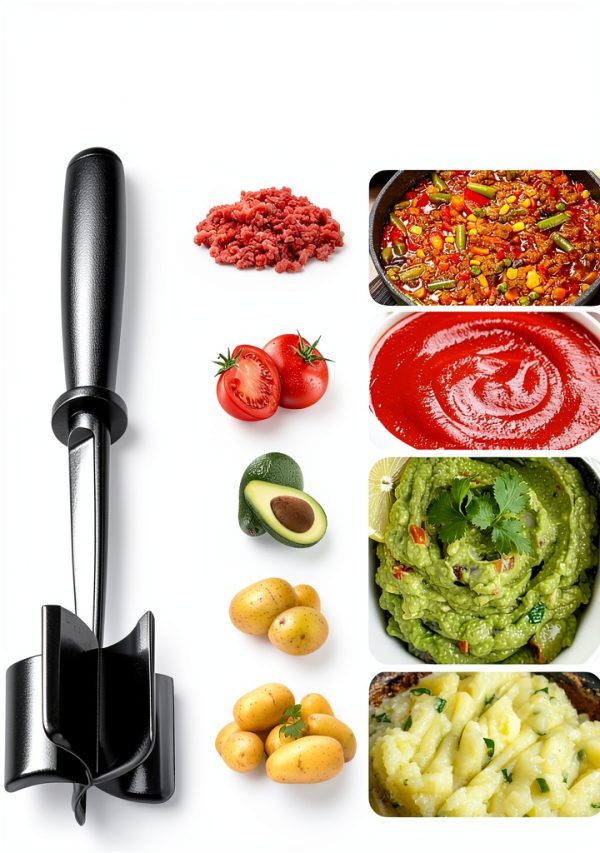 Meat Chopper by EoaMen Heat Resistant Five Blade Kitchen Tool-5
