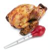 Turkey Baster QPMR Kitchen Tool with Silicone Bulb and Dual Needles-2