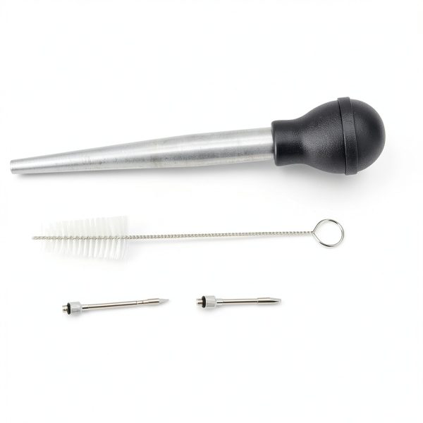 Turkey Baster Syringe Stainless Steel 1pc Kitchen Tool for Cooking-1
