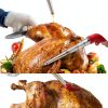 Turkey Baster QPMR Kitchen Tool with Silicone Bulb and Dual Needles-3