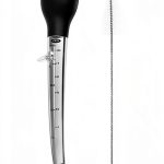 OXO Good Grips Angled Turkey Baster Clear/Black Silicone Bulb-0